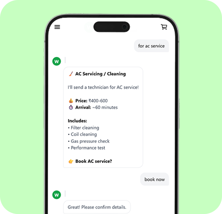 Workra app STEP 2 - book home services in Patna