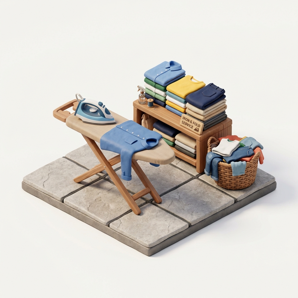 Ironing & Folding service in Patna — book on Workra